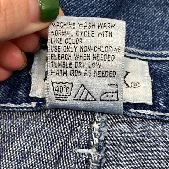 Juke Box Vintage Medium Wash Denim Shorts - Picture 4 of 4